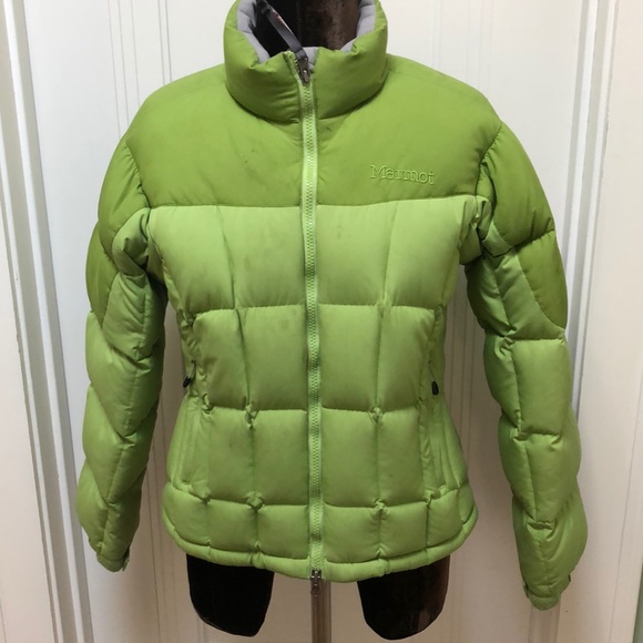 Marmot Jackets & Blazers - Marmot S/P Apple Green Puffer Jacket